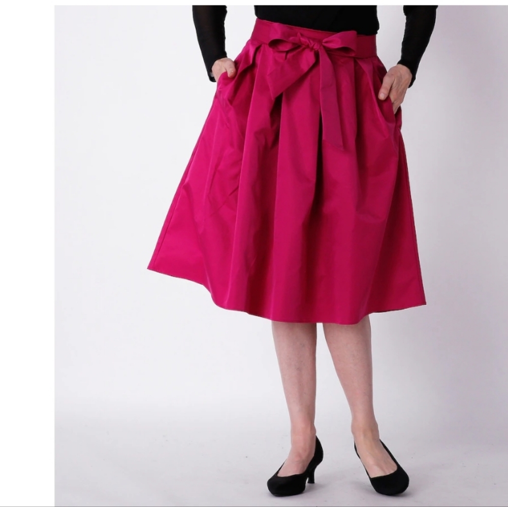 Wynne Layers Evening Skirt Fuchsia